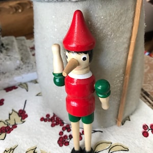 Vintage Wooden Pinocchio Doll
