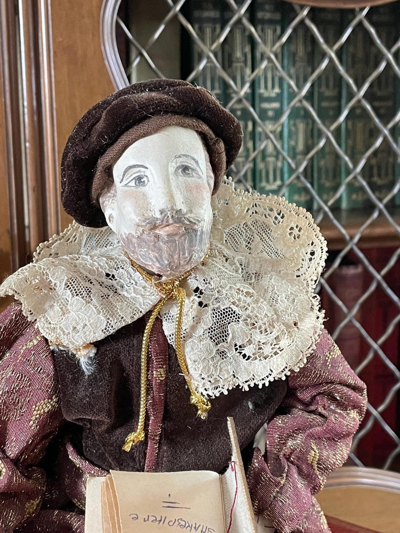 Vintage Shakespeare Hamlet Character Doll - Etsy