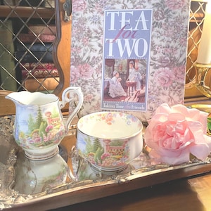 Antique Royal Albert Bone China Creamer and Sugar Set