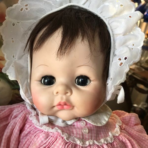 Vintage All Original 18 inch  Madame Alexander Pussy Cat Baby Doll (1960s)