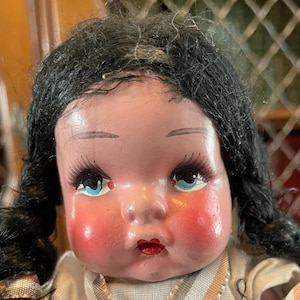 Mexican Composition Doll (1930s Antique)