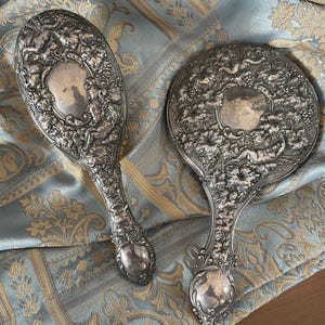 Antique Sterling Silver Vanity Dresser Set
