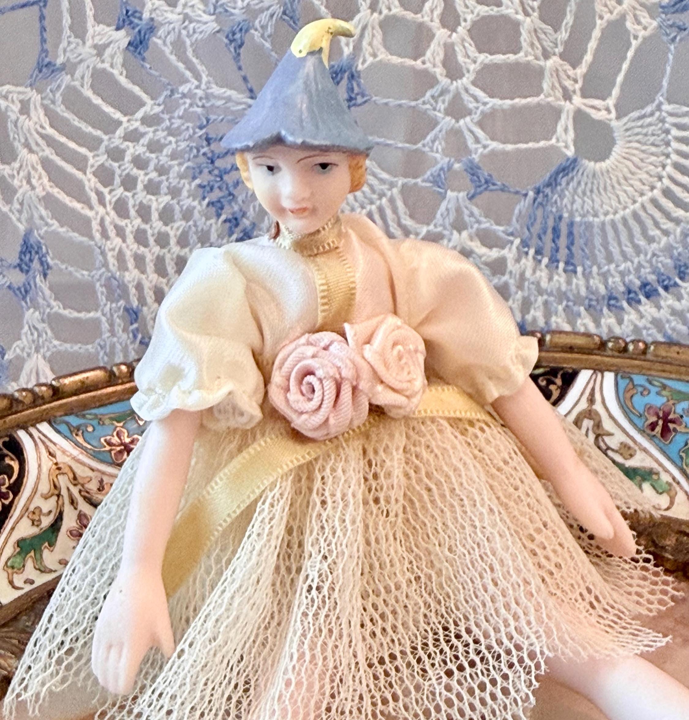 ビンテージ フェアリードール Vintage Porcelain Fairy Doll - Etsy