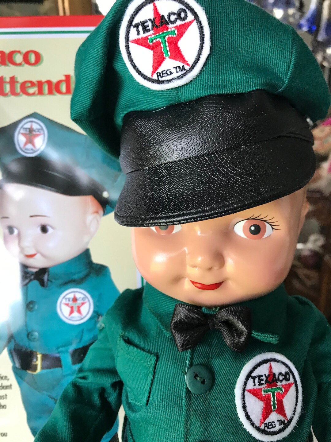 Texaco Buddy Lee Advertising Doll With Collectible Tin