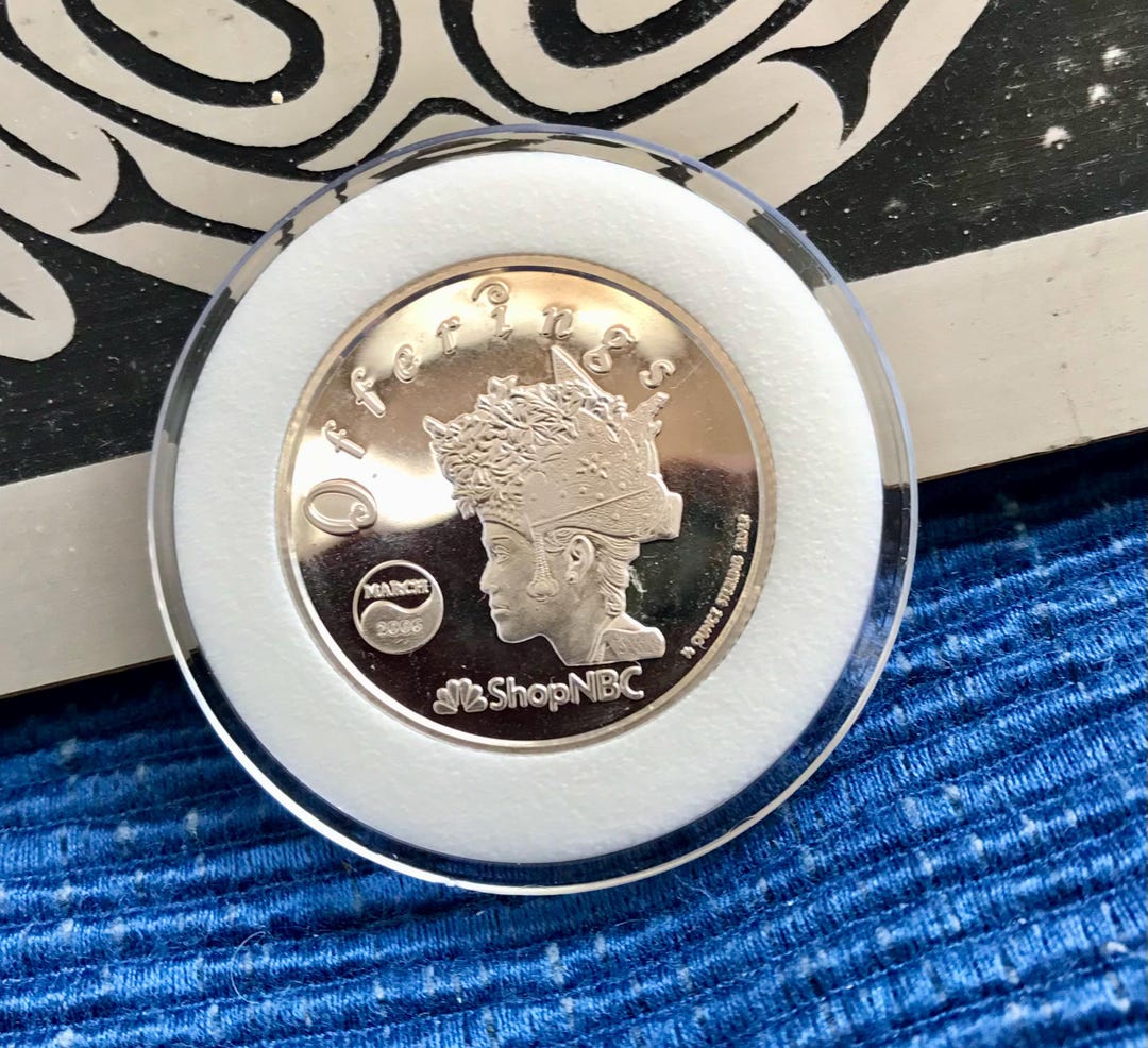 Vintage Sterling Silver Advertising Coin - Etsy
