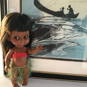Hawaiian Shibu Hula Dancer Doll