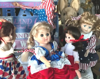 Red White and Blue Ginny Doll