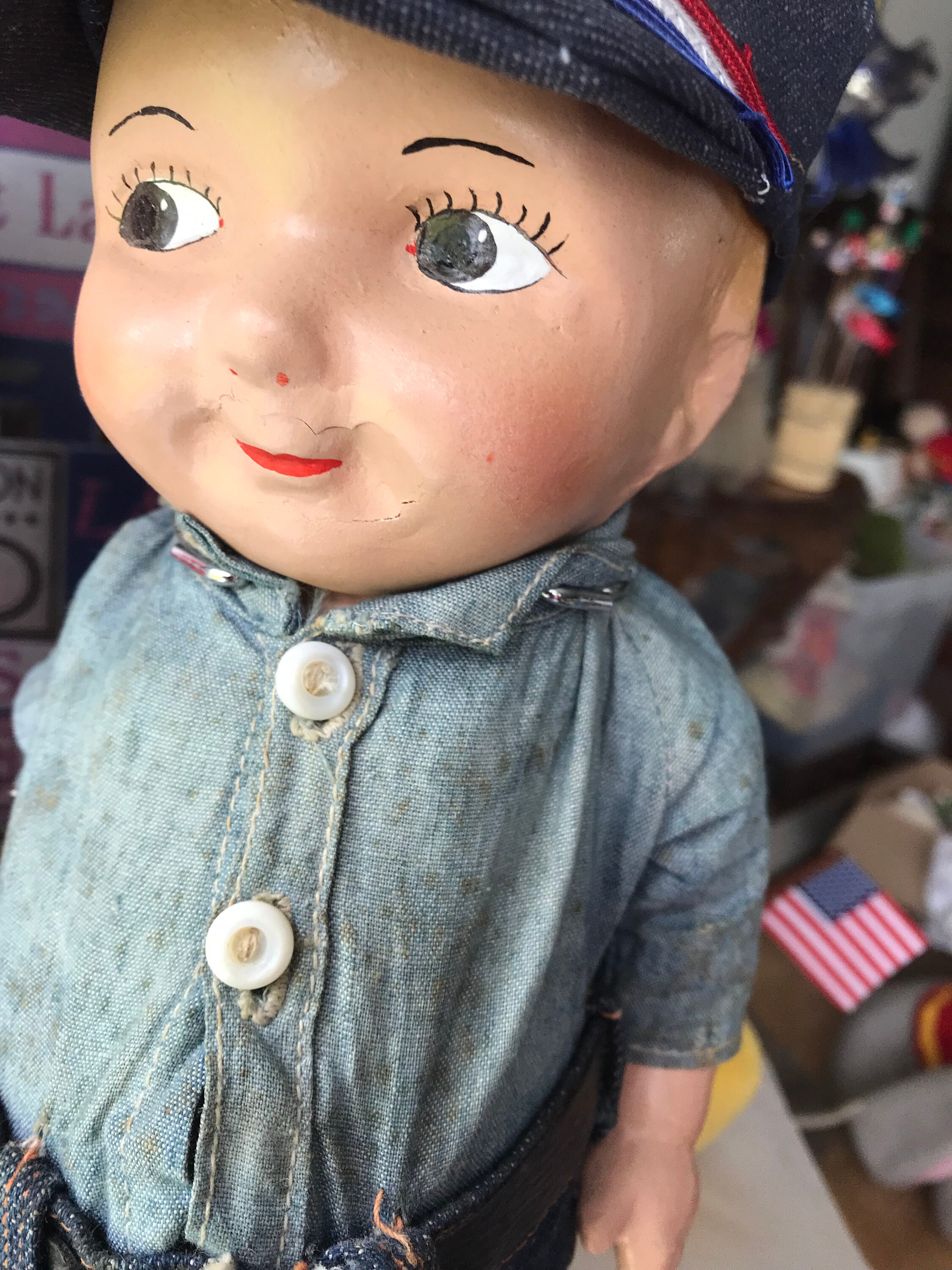 Antique Texaco Buddy Lee Doll (1940s-1950s) - Etsy