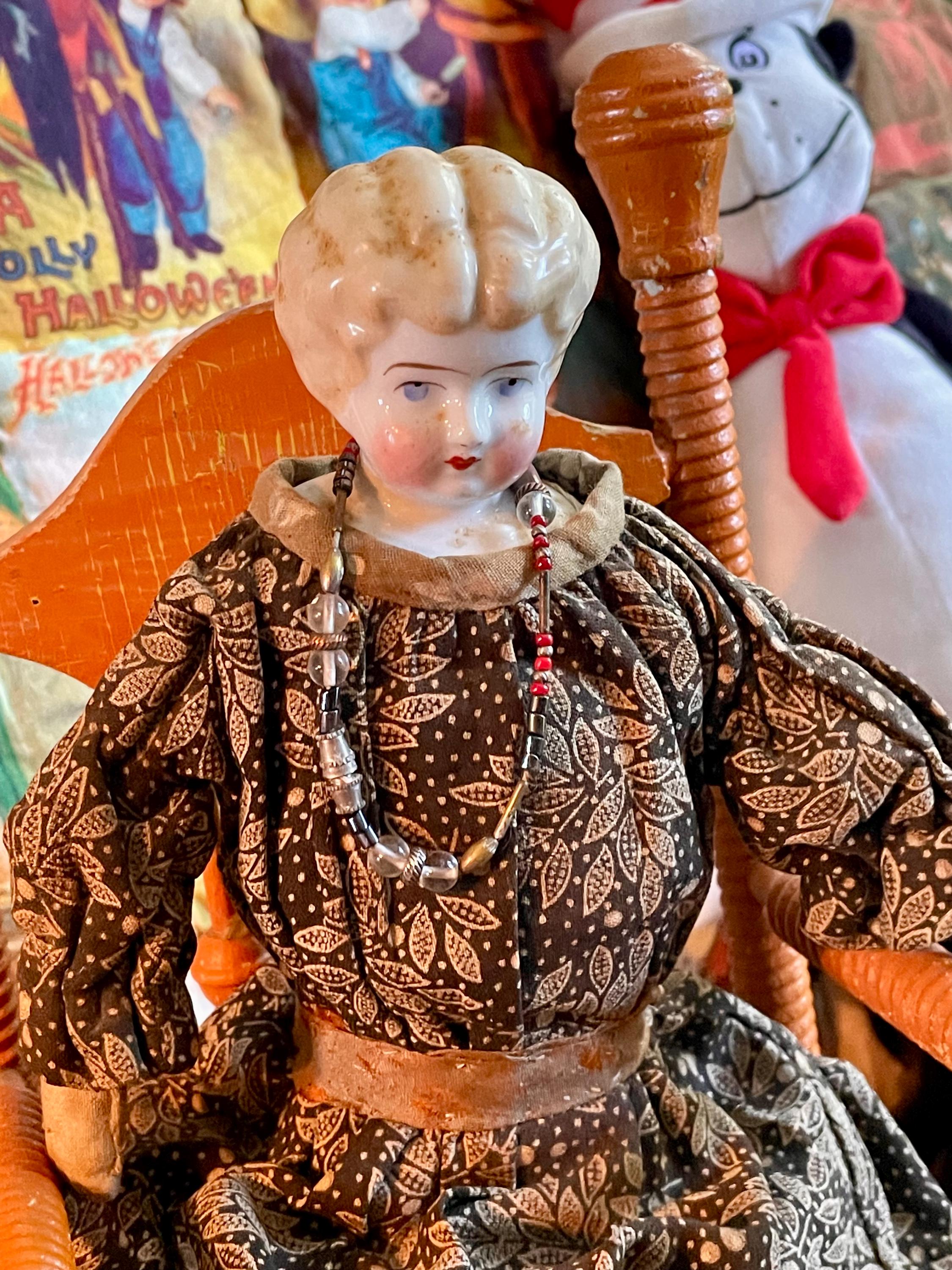 Blonde China Head Doll - Etsy