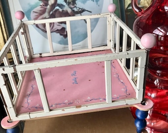 Wooden Doll Playpen (1950s)