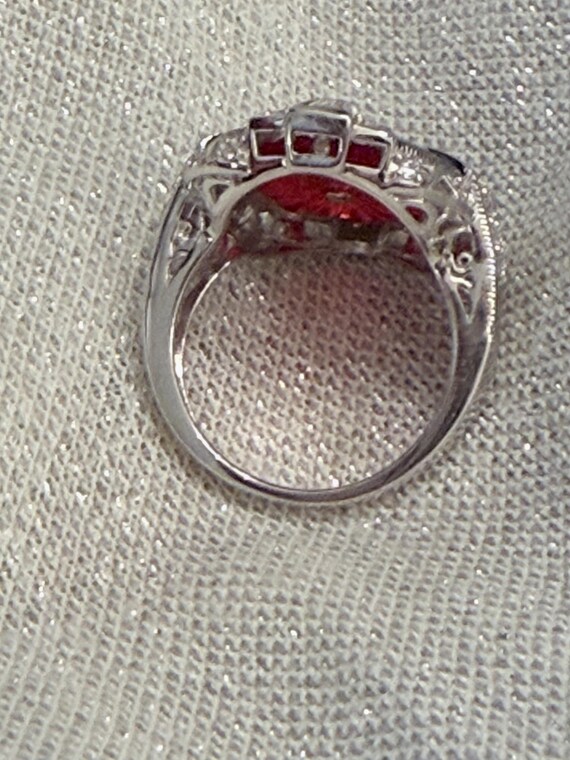 Vintage Art Deco Statement Ring - image 3
