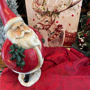 Vintage Character Santa Statue