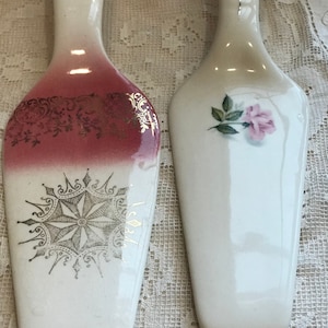 Antique Cream Colored  Porcelain Dessert Server