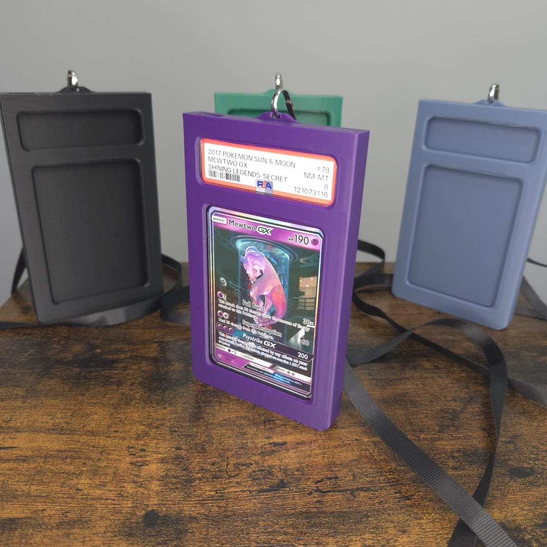 3D Printed PSA Slab Lanyard Display – Custom Fit PSA Holder - Etsy