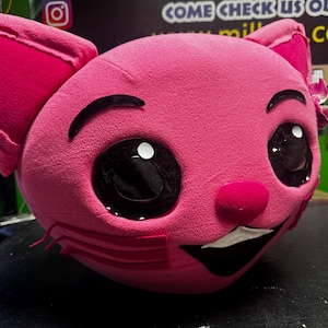 Déguisement mascotte adulte/chaton rose
