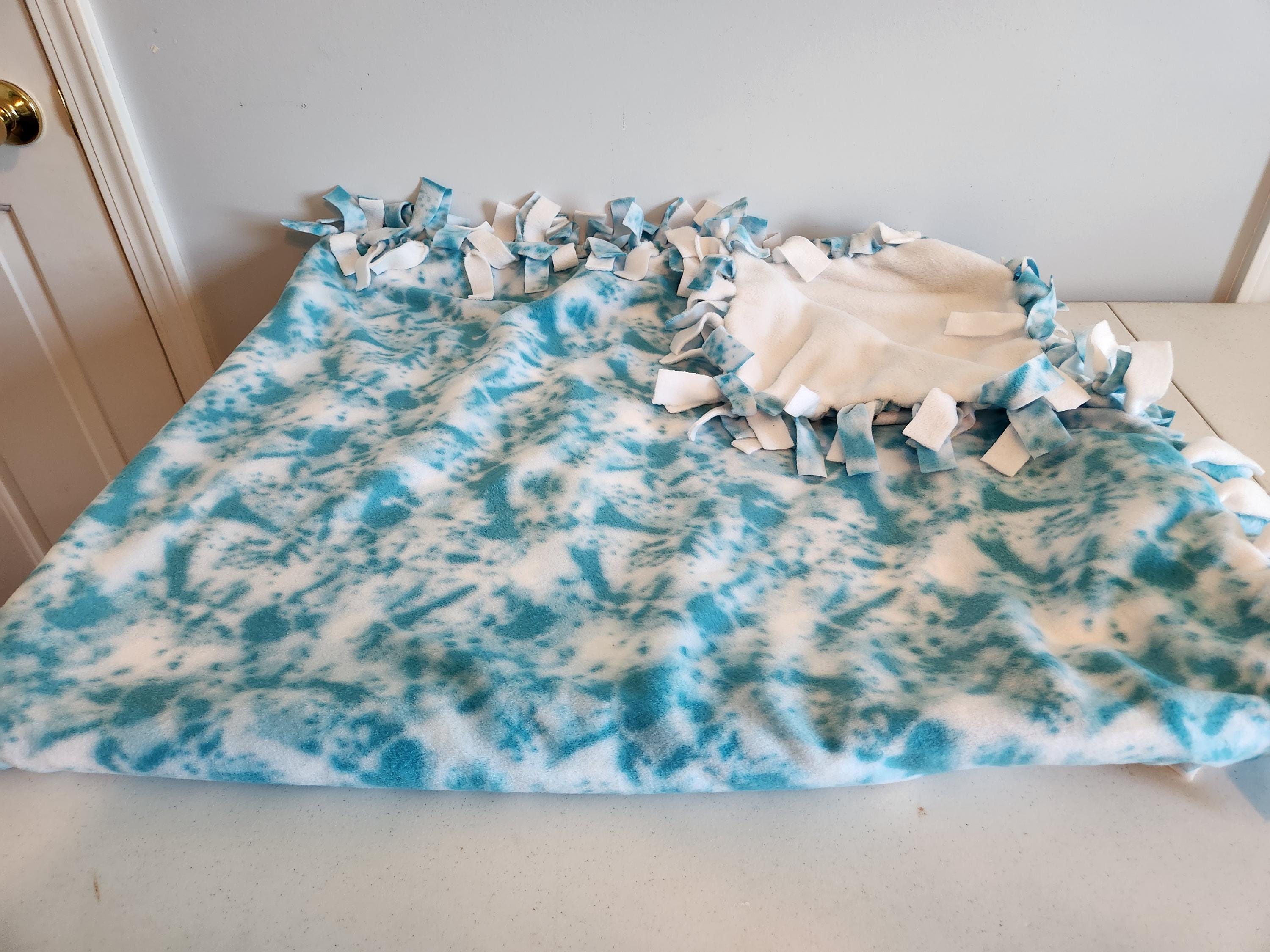 Fleece Tie Blanket How To Sew Two Blankets Together By Hand No Sew