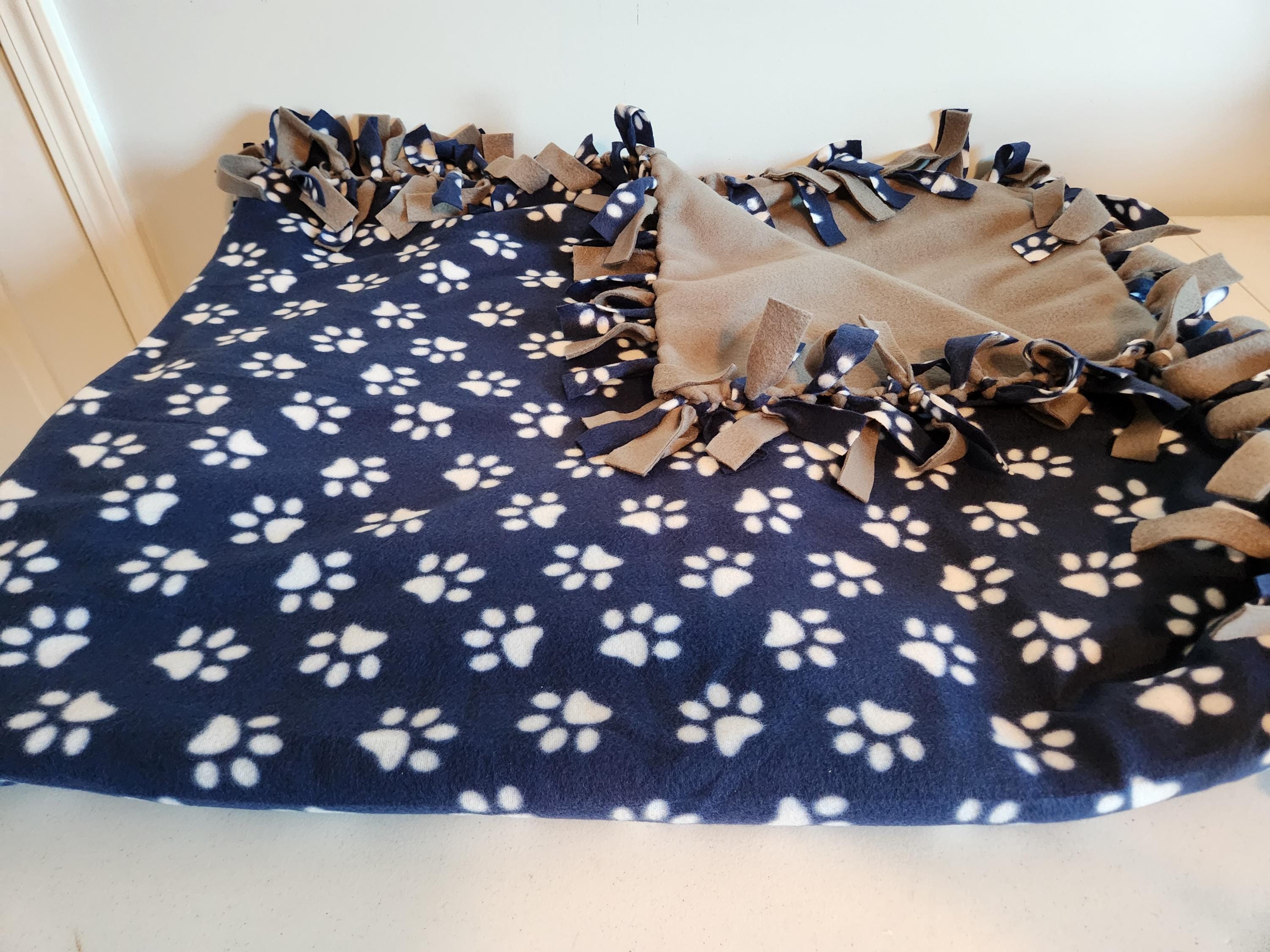 No Sew Makeshift Weighted Blanket Tie Blanket