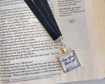 Multi-strand Bookmark, Hold Multiple Pages, Bible Bookmarker, How Great, Gift for Her, Study Helper, Ready to Ship