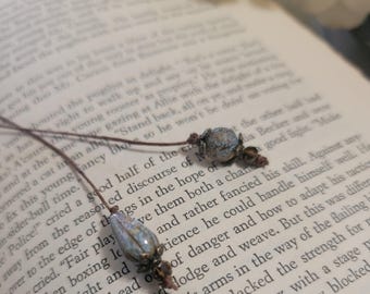 Minimal Bookmark, Irish Linen Cord Bookmarker, Reader Gift, Gift for Her