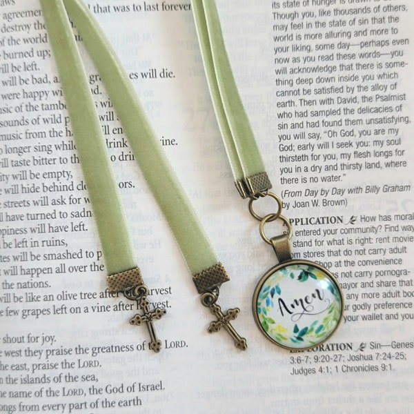 Multi-strand Velvet Bookmark, Bible, Hold Multiple Pages at Once, Gift for Her,, Teacher Gift,