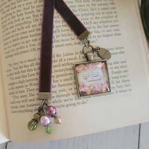 Fairytale Bookmark, Fairy Tale Velvet Ribbon Page Holder, Book Lover Gift, Velvet Ribbon, , Teacher Gift,