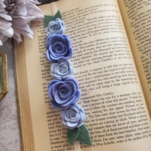 Flower Bookmark, Reader Gift, Bookworm, Planner Elastic Band, Gift For Her, Mother Gift