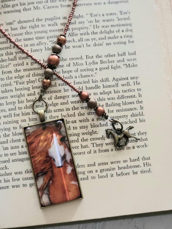 Horse Bookmark, Equine Bookmarker, Reader Gift, Horse Lover Gift