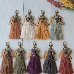 Halloween Spooky Moon Bag Tassel Charm