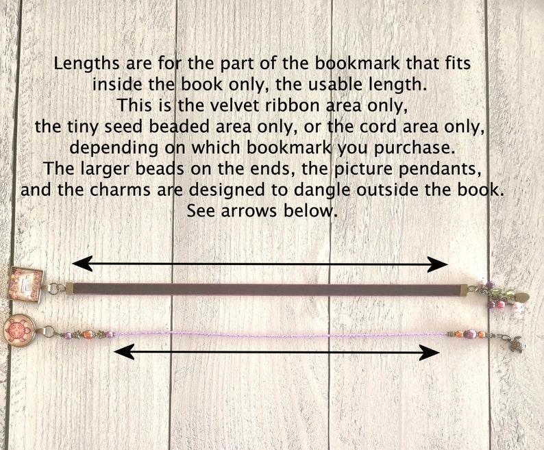 Boho Beaded Bookmark, Bohemian Style Book Marker, Reader Gift image 7