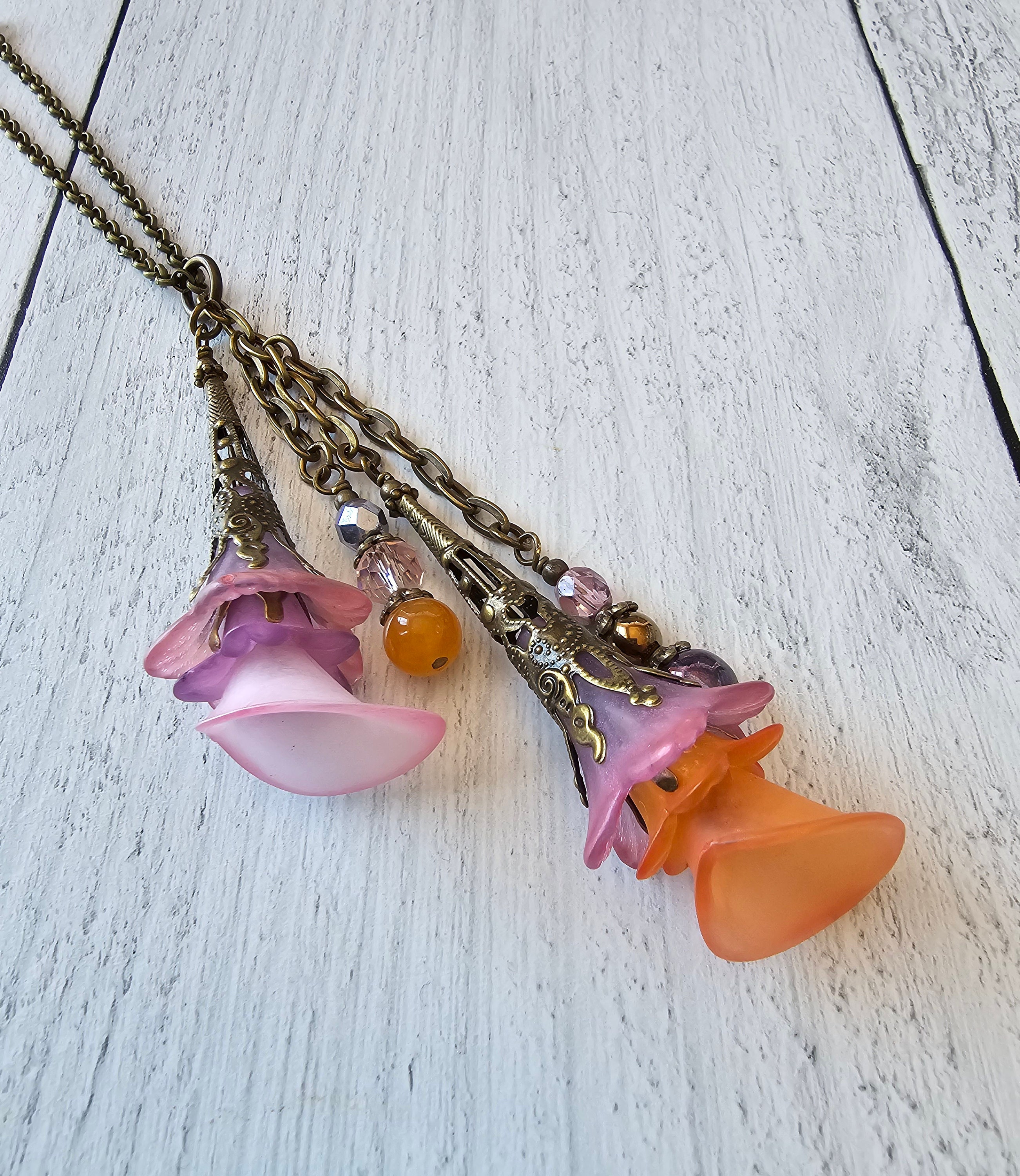 Vintage Style Flower Car Mirror Charm, First Car Gift, New Driver Charm