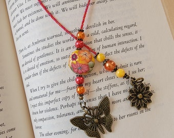 Autumn Bookmark with Butterfly Theme - Perfect for Her