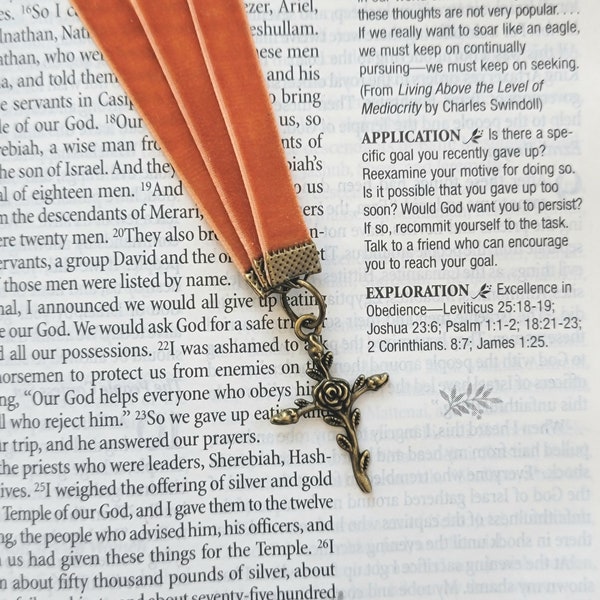 Multi-strand Bookmarker, Bible Ribbon Page Holder, Gift for Her, Study Helper, Mother's Day Gift