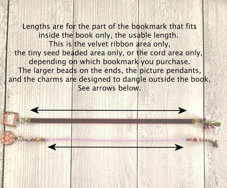 Velvet Ribbon Bookmark, Violet Roses Bookmarker, Purple Reader Gift, Floral Book Lover Gift, Mother Gift afbeelding 4