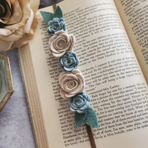 Flower Bookmark, Reader Gift, Bookworm, Planner Elastic Band, Gift For Her, Mother Gift