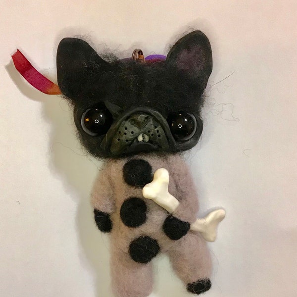 Fernando the Frenchi ornament  free shipping Original one of a kind art doll