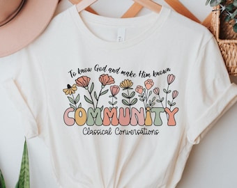 Classical Conversations Community Day Shirt, Matching Mom and Kid shirt, Homeschool Shirt, Cycle 2 Shirt,