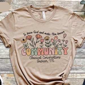 Custom Location Community Day Shirt, Classical Conversations Cycle 1