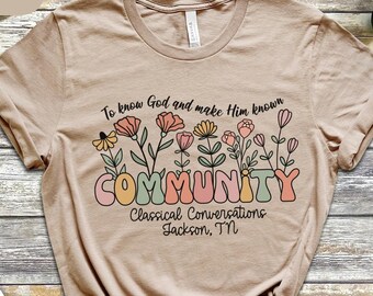 Custom Location Community Day Shirt, Classical Conversations Cycle 1