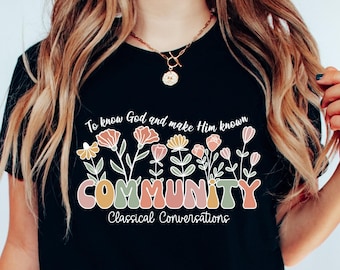 Classical Conversations Community Day Shirt, Matching Mom and Kid shirt, Homeschool Shirt, Cycle 2 Shirt,