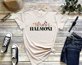 Halmoni Mother's Day T-Shirt 2024, 할머니, Grandmother's birthday gift, Grandma pregnancy announcement shirt, Korean Mother In Law Gift
