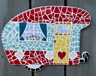 Funky Handcrafted Mosaic Caravan