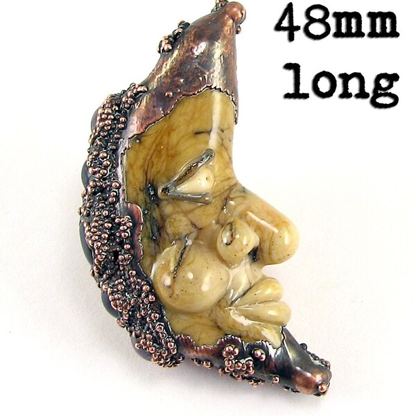 Custom Man in the Moon Copper Electroformed Focal