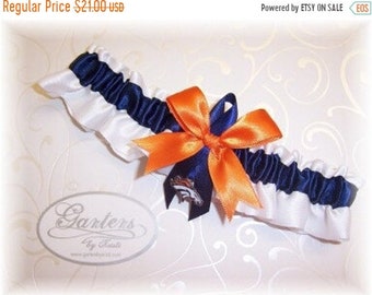 Denver Broncos Wedding Garter Handmade Keepsake Bridal on1