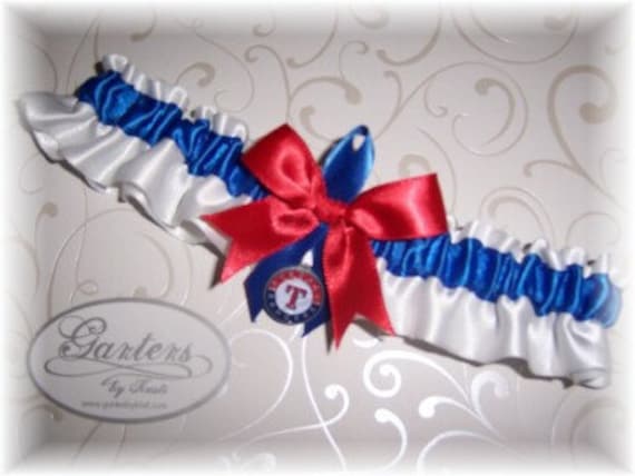 Texas Rangers Wedding Garter