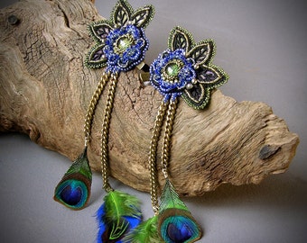 Hair chain jewelry - rave outfit - womens rave attire - psy clothing - ravewear - urban gypsy clothing - hair chains jewelry - edc outfit