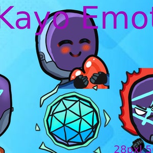 4 Kayo emotes Twitch Emotes, Discord Emotes