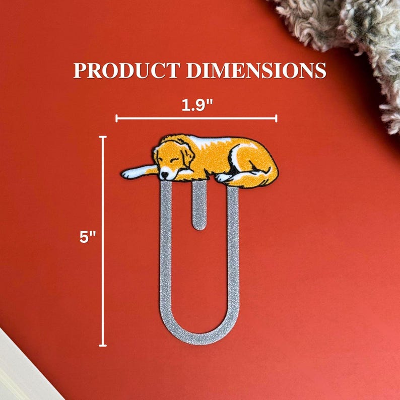 Labrador Bookmark Golden Retriever & Labrador Retriever Bookmark - Dog Page Markers ...