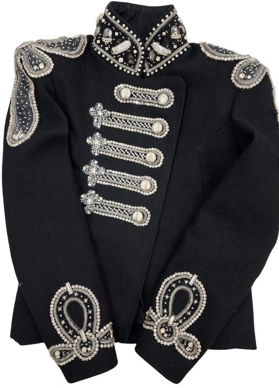 Michael Jackson Balmain Silver Jacket - Hand Made Customized