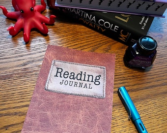 Reading Journal - 100 pages A5, TBR, Book Reviews, Reading Challenges, Bookshelf, Favourite Quotes, Reading Tracker Log