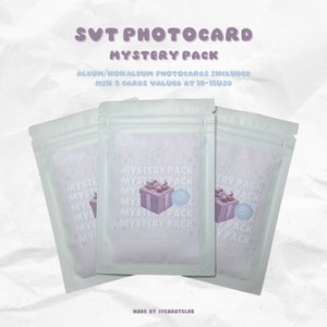 svt | zeventien | fotokaart | kpop-ruilkaart | officiële albumfotokaart | Mystery Pack | gelukstrekking | cadeau | karaat | wordt zeventien